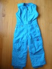 Girls Size 4 Spyder Turquoise Blue Snowpants Bib Overalls Snow Pants Outerwear
