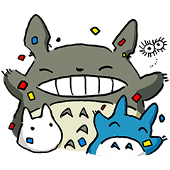 完了しました となり の トトロ イラスト 透明なpng画像を無料でダウンロード