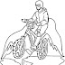 Mountain Bike Coloring Pages / Perform crazy stunts in this downhill mountain bike racer.