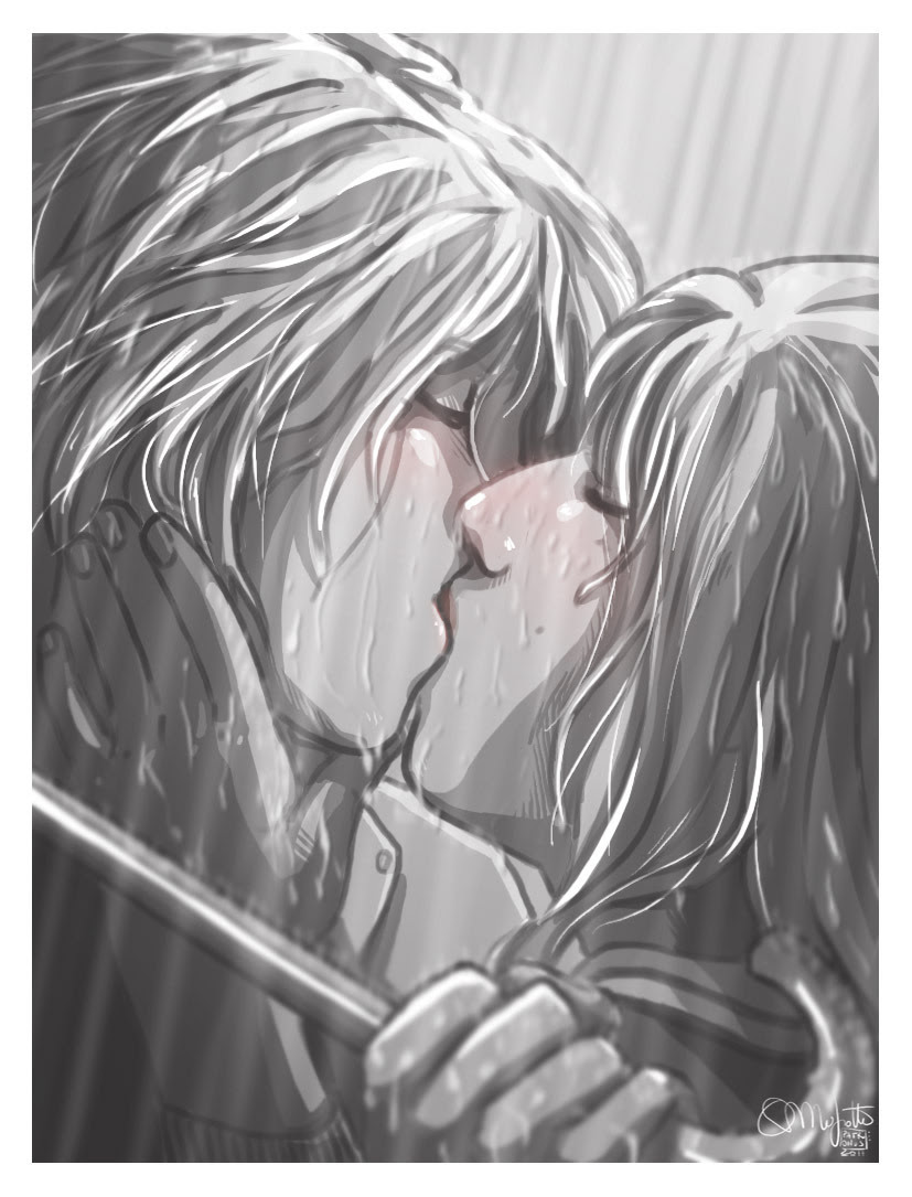 tumblr black white drawings and Gallery   Kiss Viewing Lips Drawing