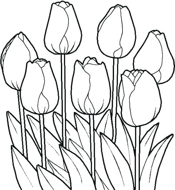 Easter Flowers Coloring Pages at GetColorings.com | Free printable