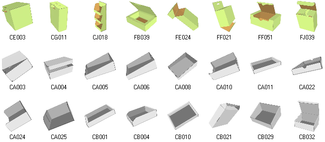 box templates