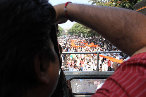 Bloggers Shoot From Gaps Left Open By Media Photographers by firoze shakir photographerno1