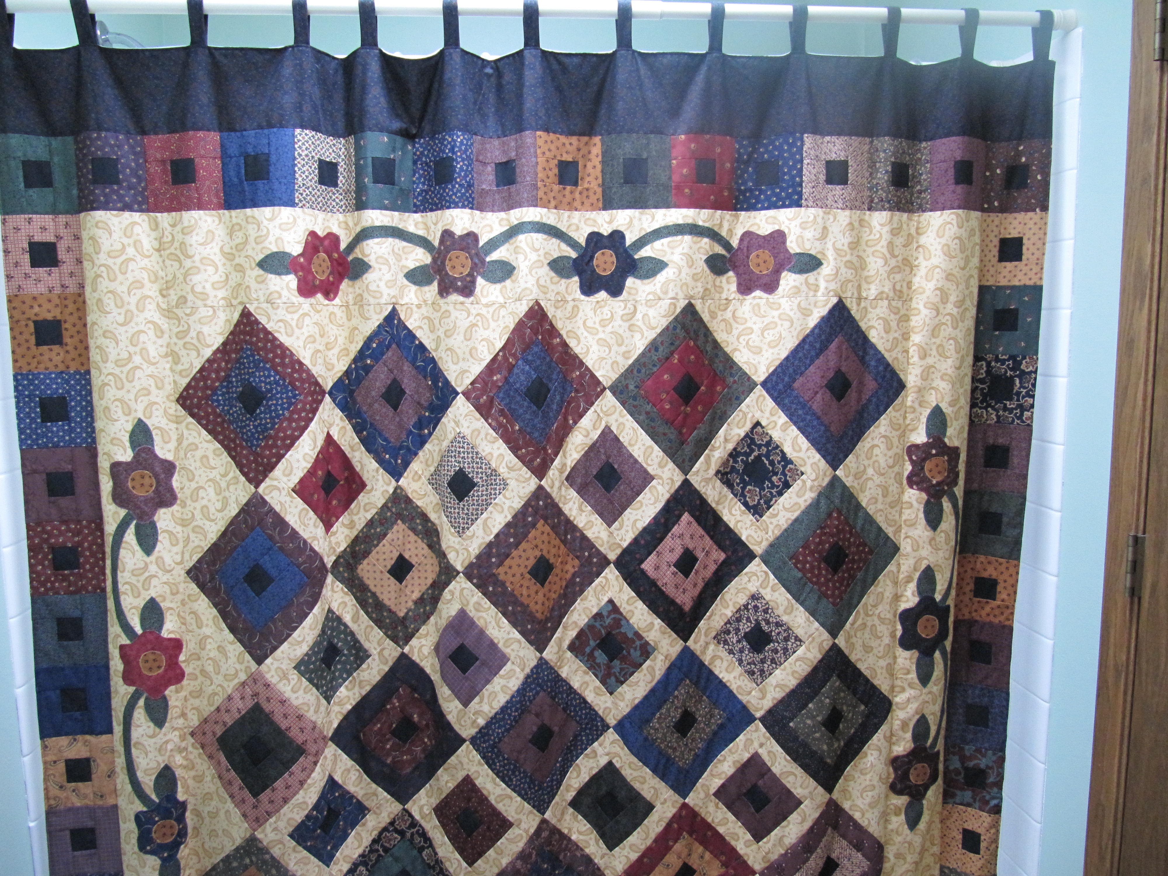 Shower Curtain Throw Down | Quilt Chat