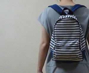 園児用リュックの無料型紙と作り方 サンプル完成 かたっぱしからやってみよう 楽天ブログ