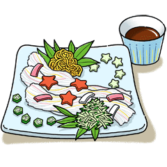 七夕そうめん 食の歳時記 旬の味 暮らし歳時記