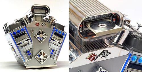 V8 Engine Computer Case Mod