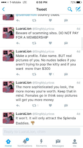 Good Sugar Baby Bio Examples