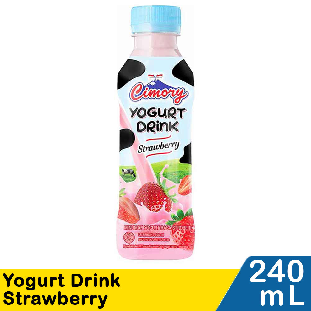 Cimory Yoghurt Drink Strawberry Btl 250Ml KlikIndomaret
