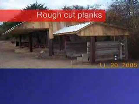 how to build a loafing shed with hand tools and tractor