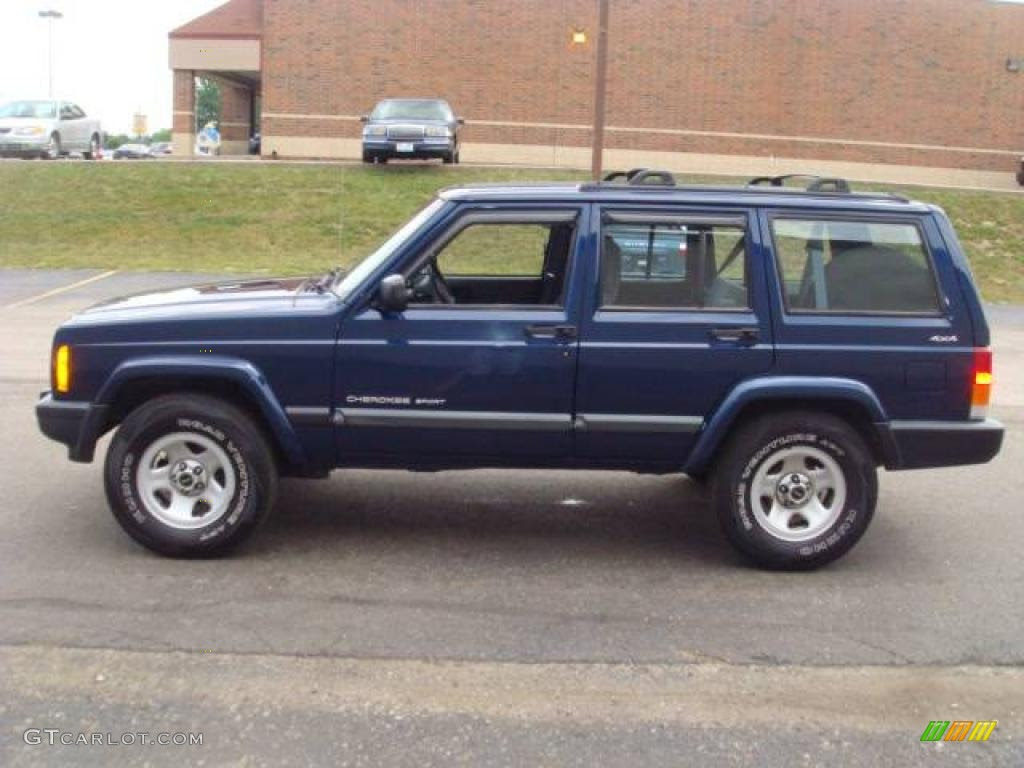 00 Patriot Blue Pearl Jeep Cherokee Sport 4x4 Gtcarlot Com Car Color Galleries
