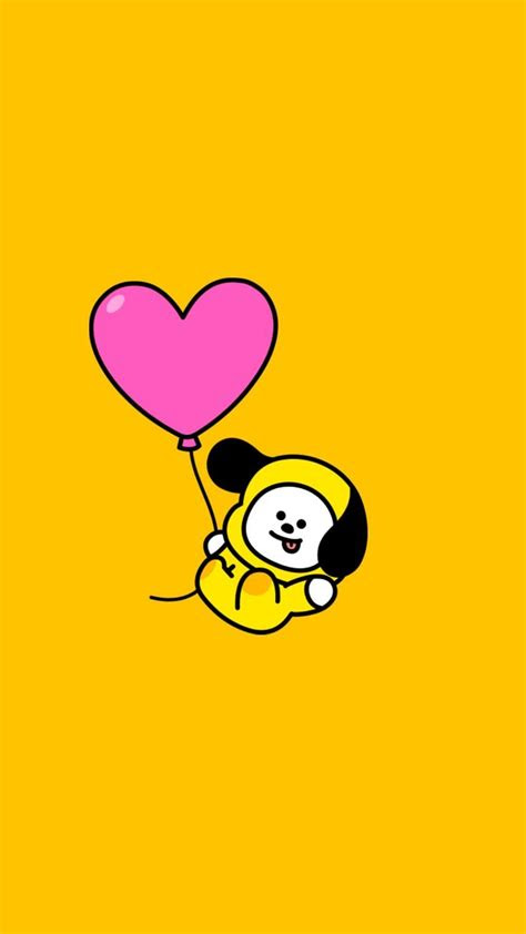 bt chimmy wallpaper iphone wallpaper lucu kartun