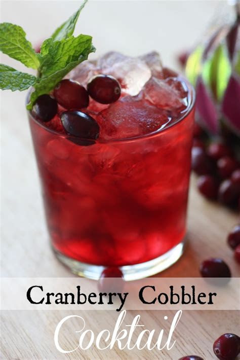 cranberry cobbler cocktail recipe catch  party