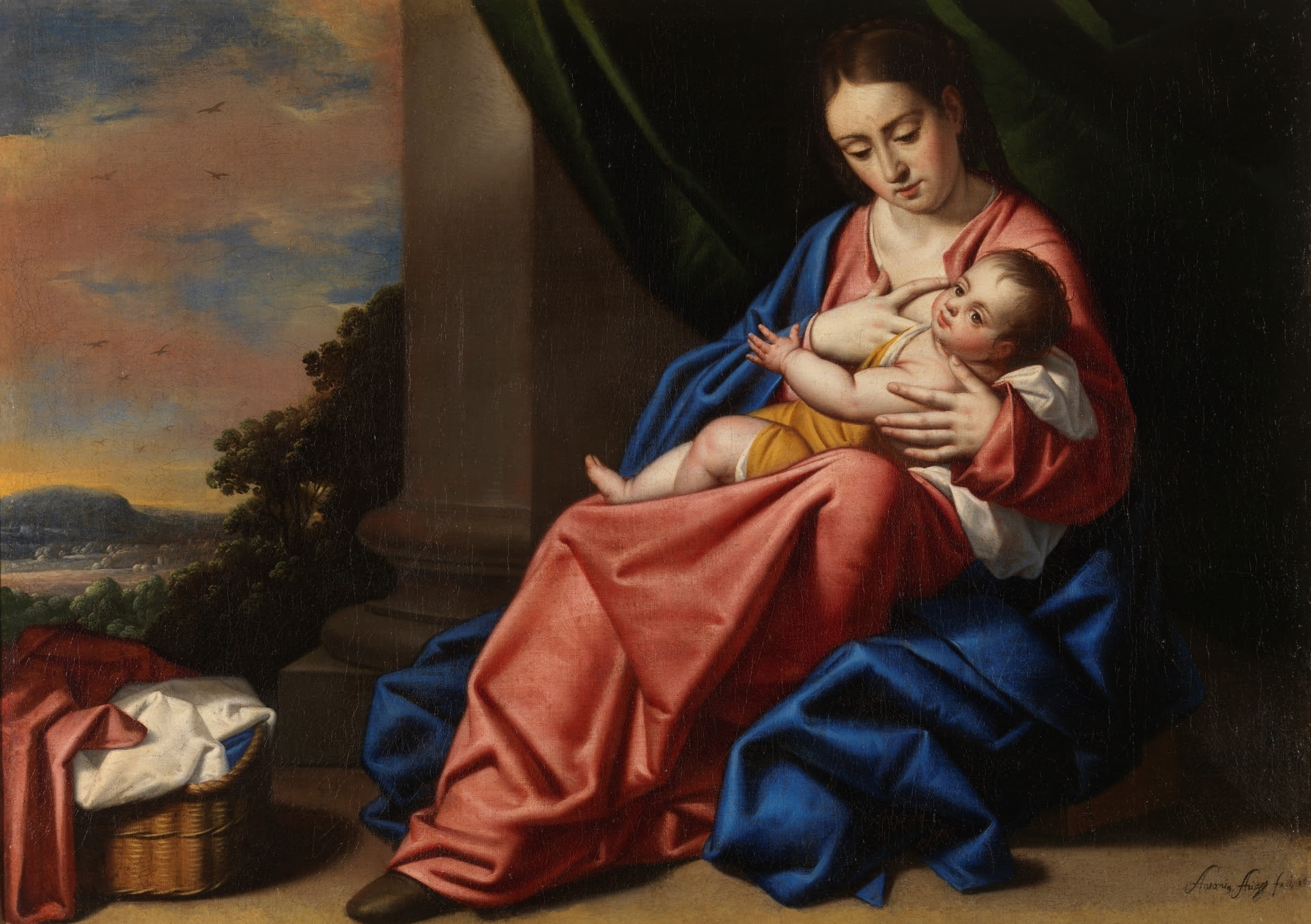 Antonio Arias Virgen con el niño Jesús Museo del Prado