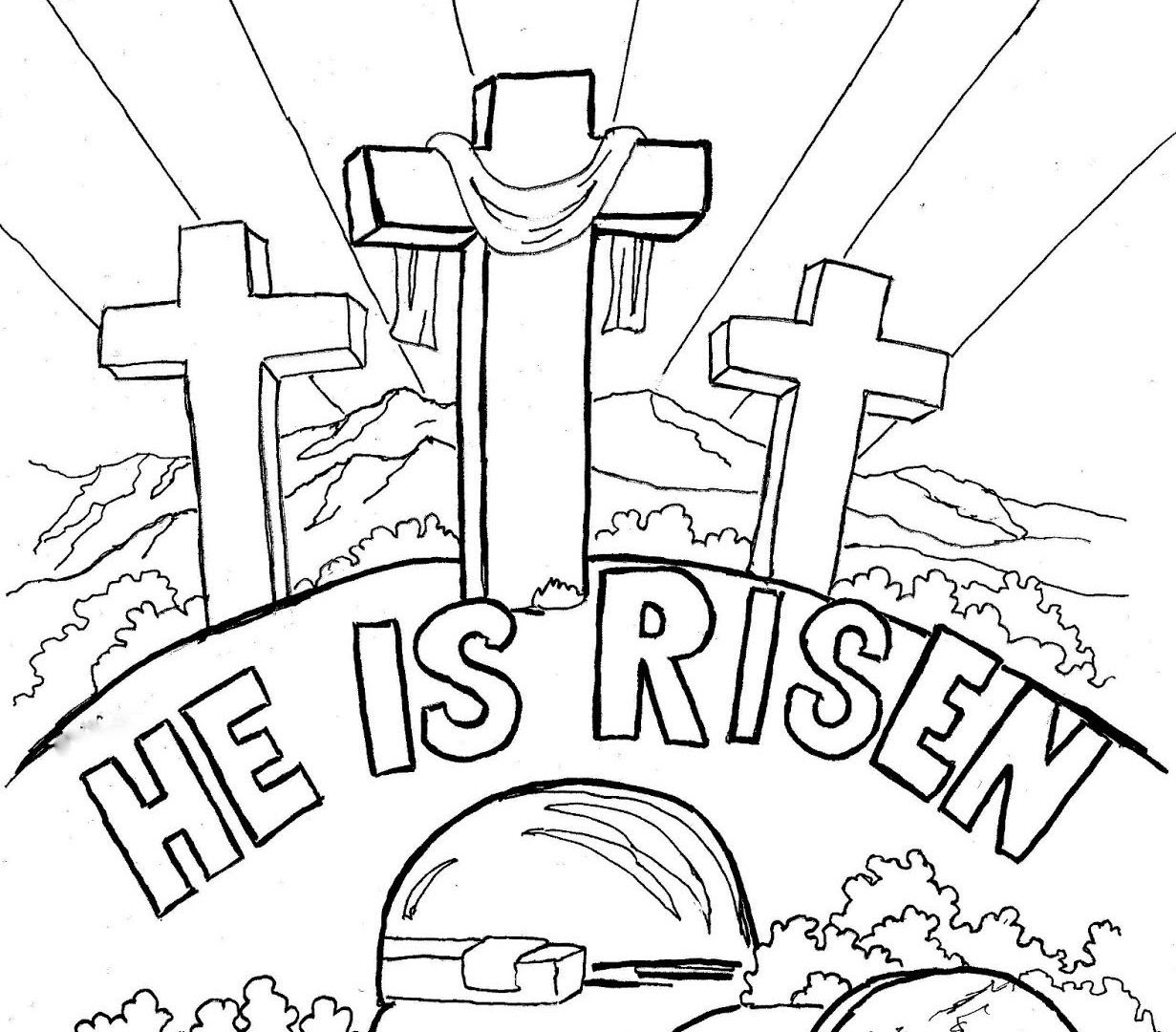 Download Easter Story Coloring Pages at GetDrawings | Free download