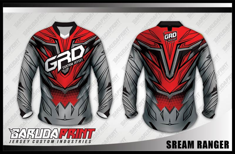 Koleksi Desain Jersey Sepeda Downhill 01 Garuda Print 
