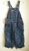 Genuine Kids Osh Kosh Denim Bib Overalls Size 2T EUC