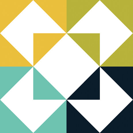 Half-Square Triangle Block of the Month December Quilt Block Tutorial - In Color Order