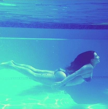 Kim Kardashian Underwater