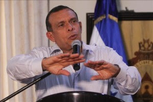 El presidente de Honduras, Porfirio Lobo.EFE