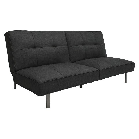 Room Essentialsâ¢ Jacqueline Futon - Black product details page