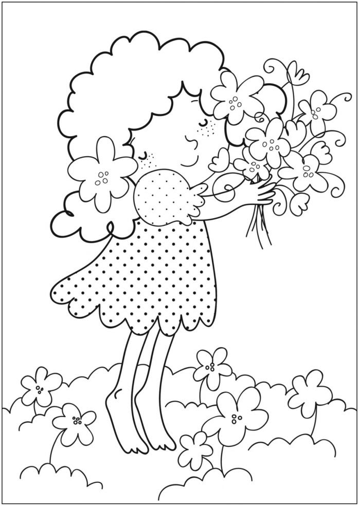 Free Printable Flower Coloring Pages For Kids - Best ...