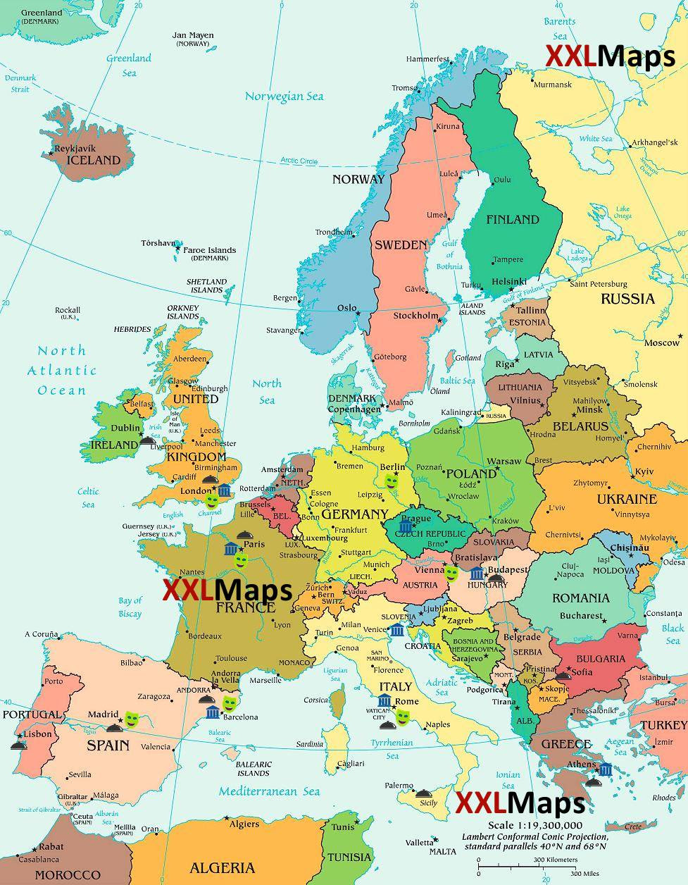 La Mappa Politica Del Europa Download Gratuito Per Smartphone Tablet E Siti Web