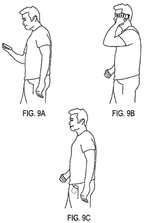 Apparently, you can patent hanging up the phone and putting it in your pocket. I wish I had thought of that