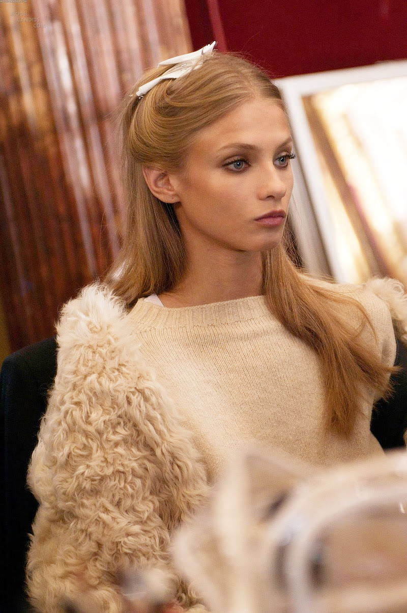 Fashion Model Anna Selezneva, Vogue, Style inspiration, Fashion photography, Long hair