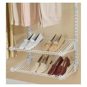 Amazon.com - Rubbermaid 3H94 Configurations Shoe Shelves, Titanium