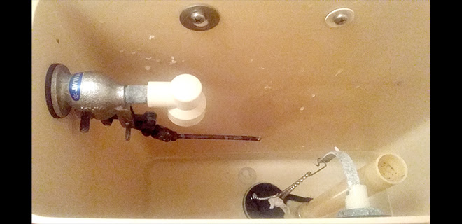 トイレの手洗い管からの水漏れを部品交換にて修理 大阪市旭区