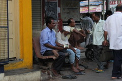 The Muslim Man is Alone in a Crowd by firoze shakir photographerno1