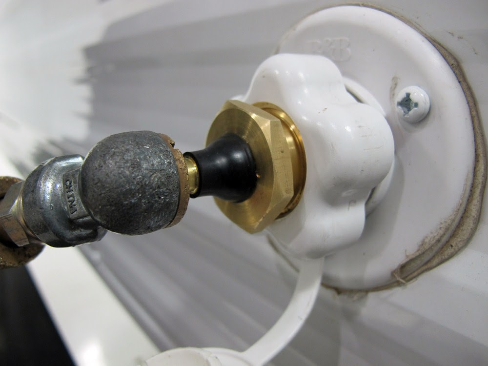 Winterize water pipes with simple air adaptor tool and