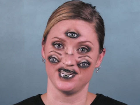 ハロウィン仮装にもうひとひねり 顔中を目だらけにしてしまうメイクアップ指南動画がすごい Buzzap