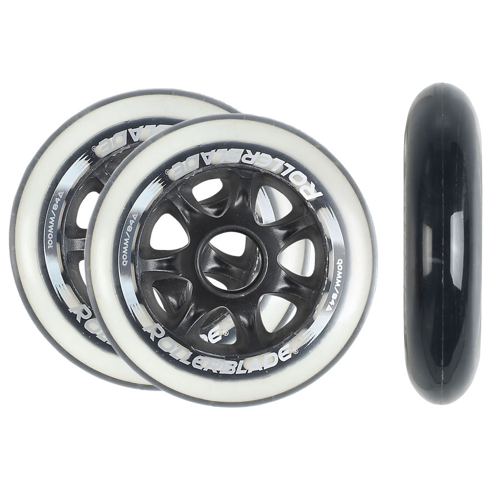 Rollerblade 6x100 2x90 84A Inline Skate Wheels - 8 Pack 2015