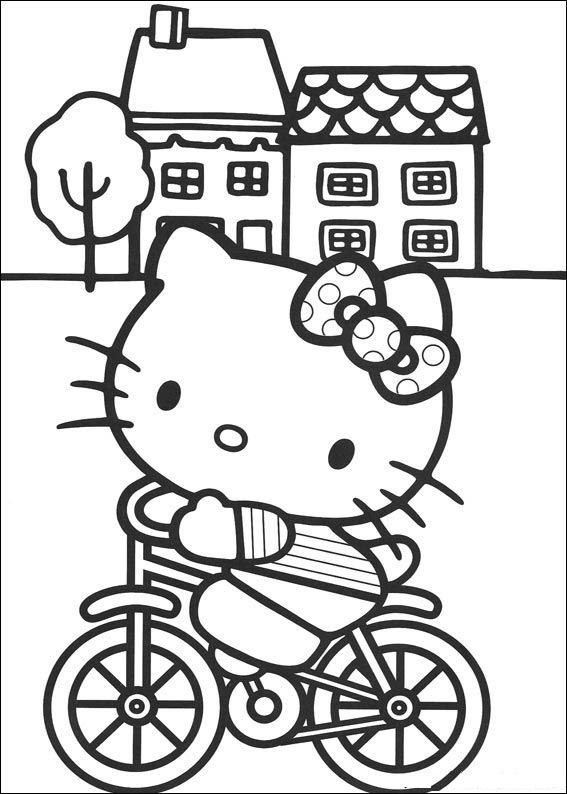 Kleurplaten En Zo Kleurplaten Van Hello Kitty