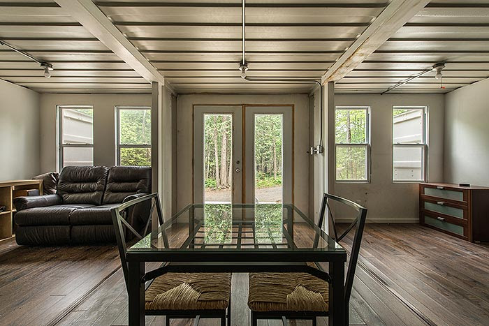 Gorgeous Solar Powered Off Grid Shipping Container Cabin For $58k