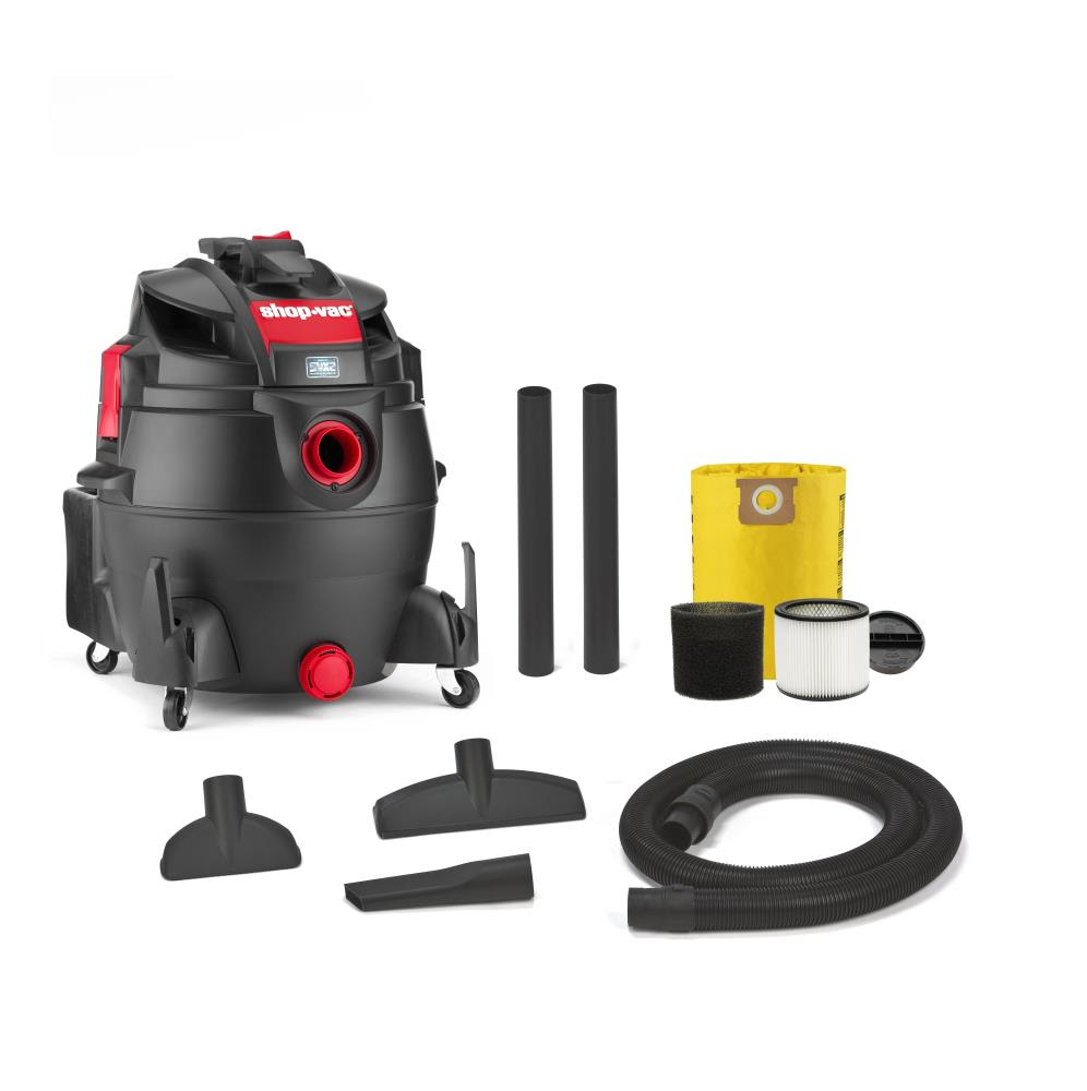 Shop Vac 16 Gallon Corded Portable Wet Dry Shop Vacuum In The Shop Vacuums Department At Lowes Com
