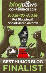BlogPaws 2015 Nose-to-Nose Awards Finalist badge