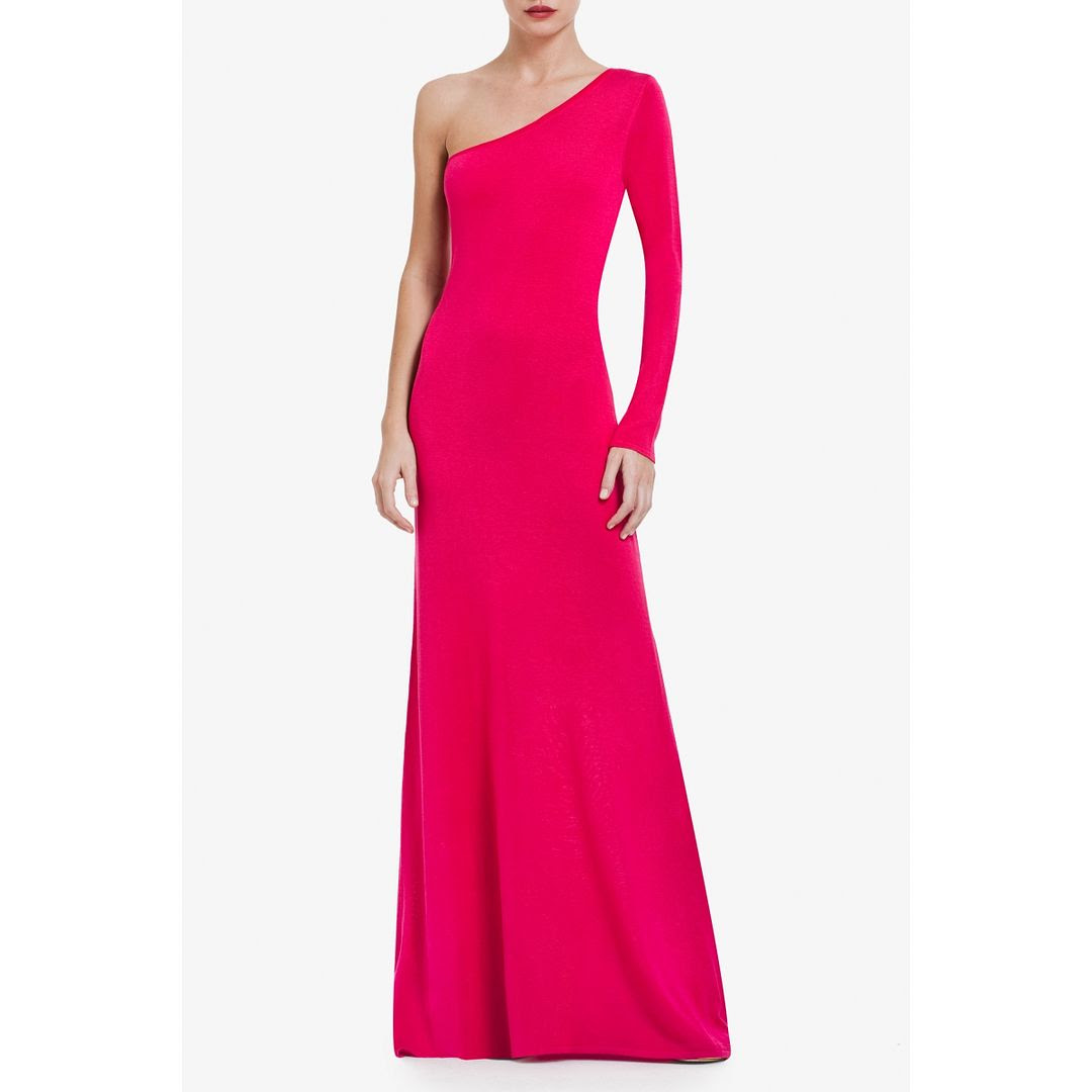BCBGMAXAZRIA Anadia One-Shoulder Dress