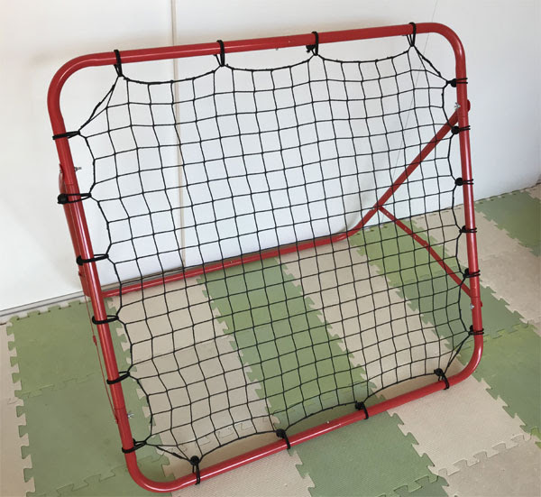 室内でサッカー練習できる 安いおすすめのリバウンダーネット ガムシャラナ子育て