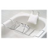Taymor Ultimate Bath Caddy, Reading Rack and Spa Pillow Set