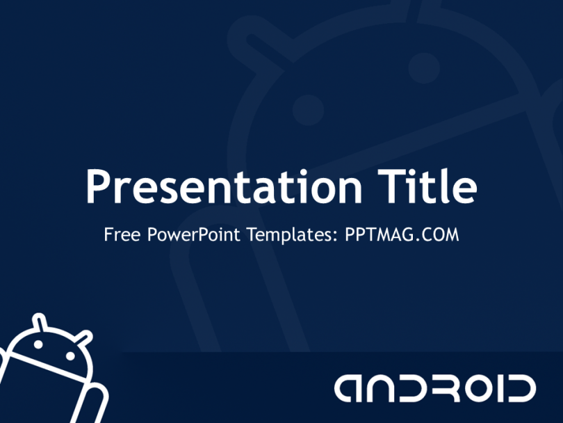 Free Android PowerPoint Template - PPTMAG