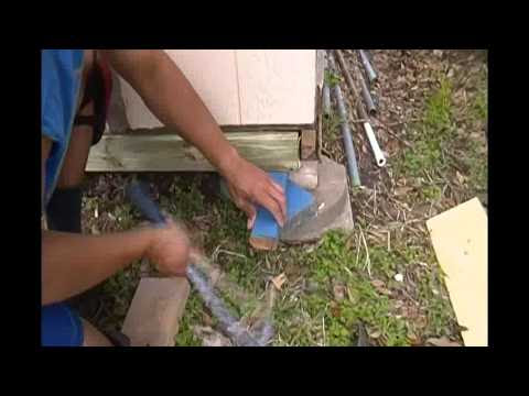 How to Replace a bad Floor Joist on a Small Shed 2014 