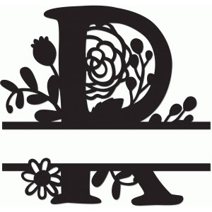 Download Silhouette Design Store - View Design #64638: split monogram r