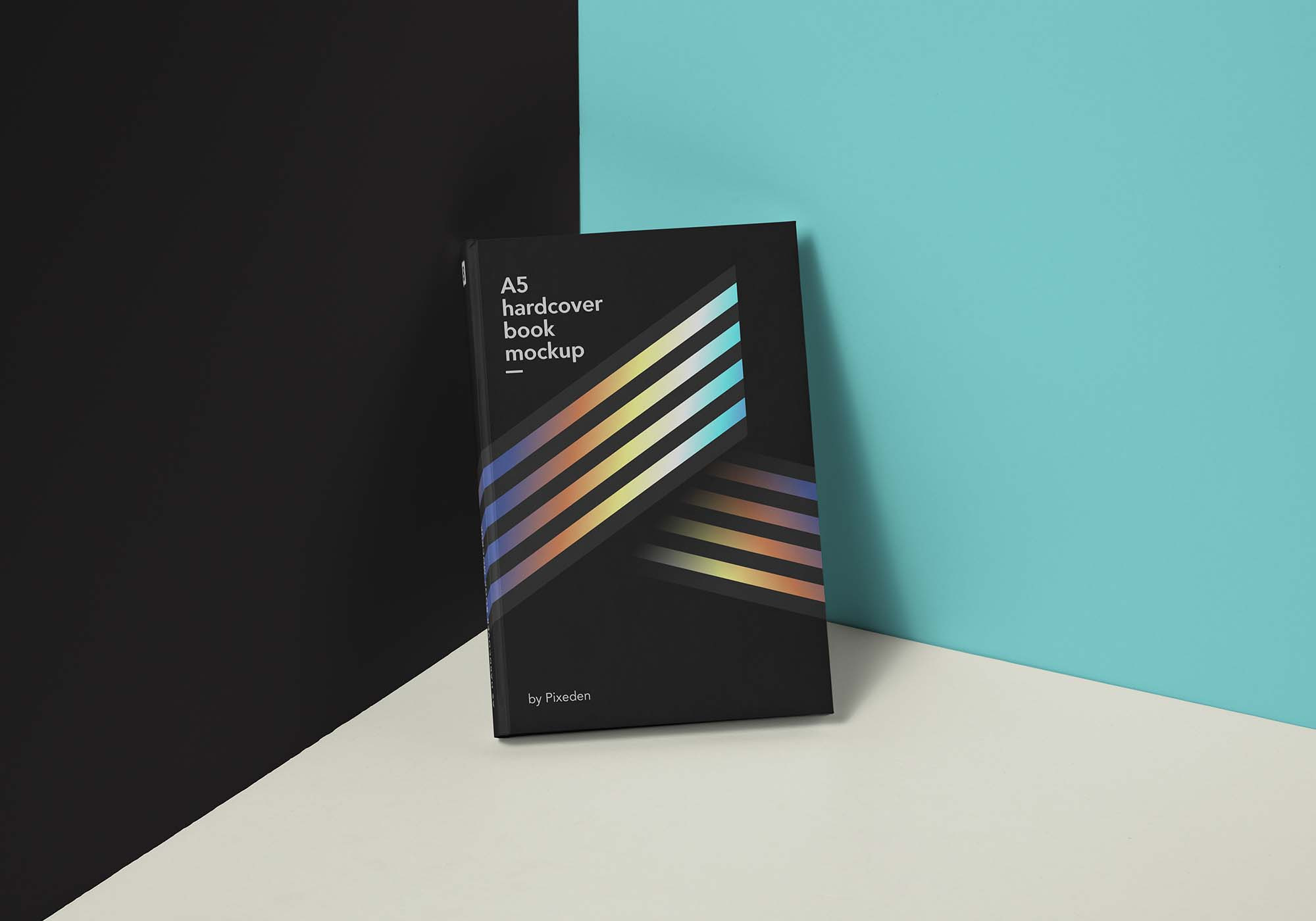 Download A5 Free Hardcover Book Mockup (PSD)