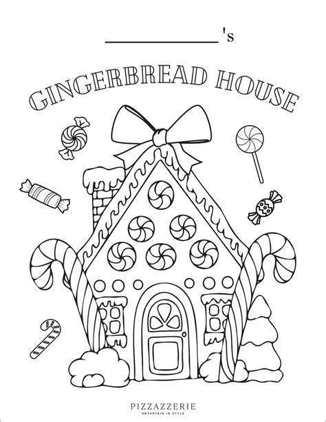  a gingerbread house with candy canes and candies on its roof