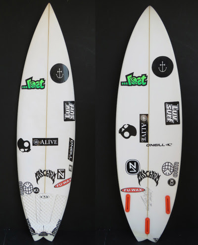 湯川正人プロ使用の中古ボードが続々入荷しました Luvsurf プロサーファー西井浩治が運営するロスト プレセボの正規代理店ラヴサーフ