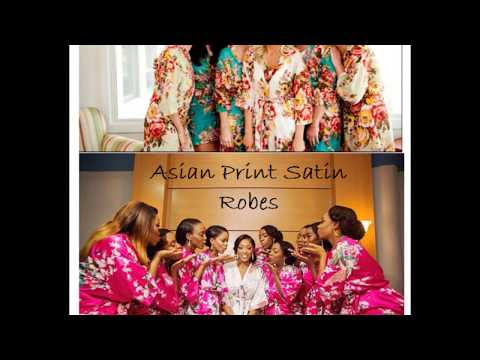 Video Tiffany Blue Wedding Robes