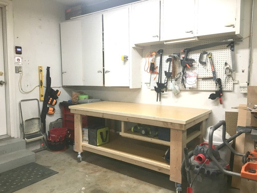 diy garage workbench - by dreamdesigndiy @ lumberjocks.com